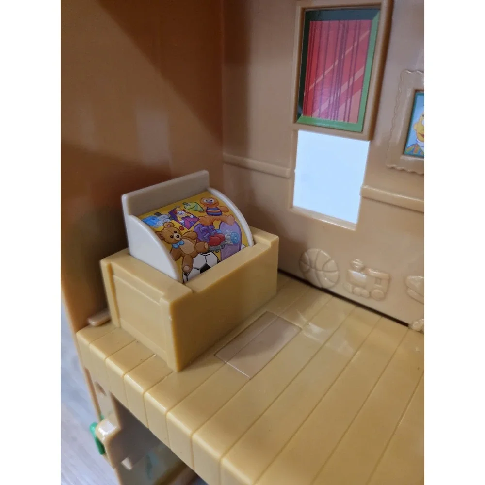 2008 Mattel Sesame Street 123 Hooper's Store Playset Includes Big Bird